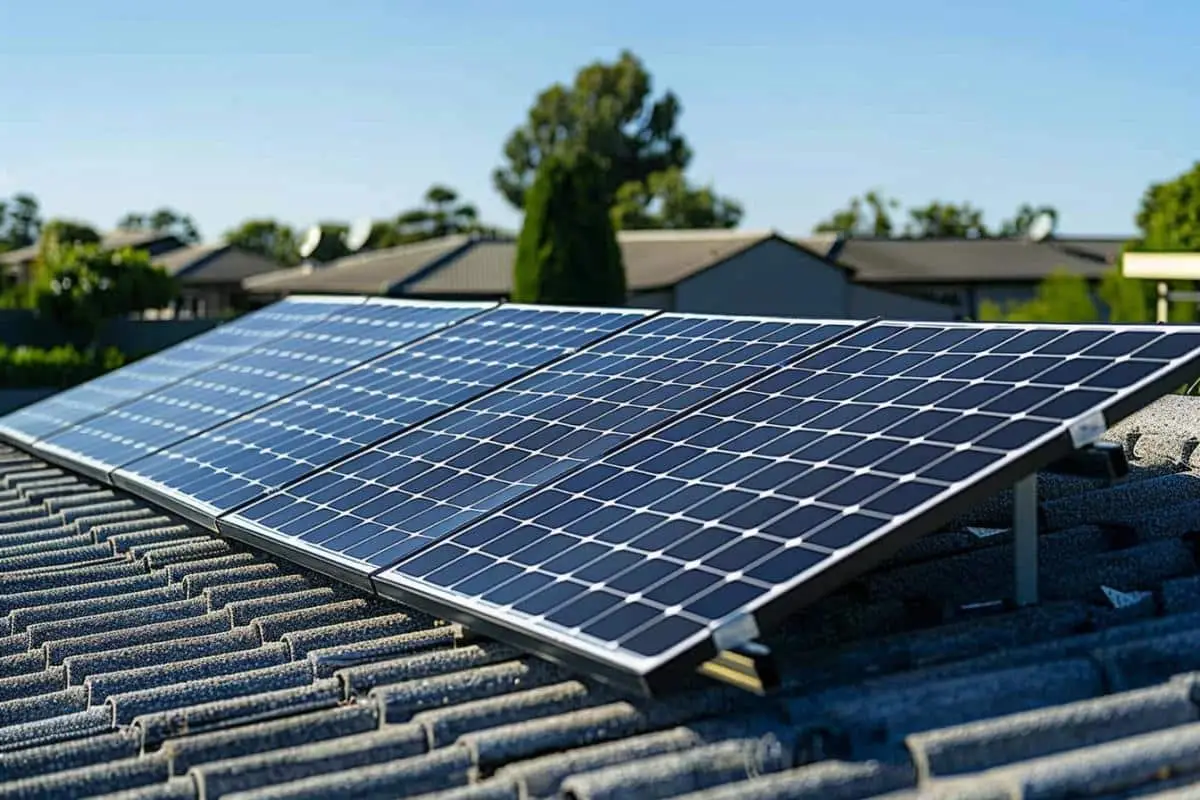 Zonnepaneelinstallatie op een Nederlandse woning